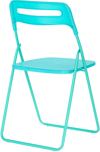Стул Fold складной, пластиковый, blue