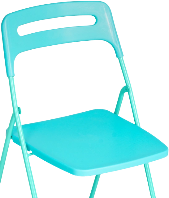 Стул Fold складной, пластиковый, blue