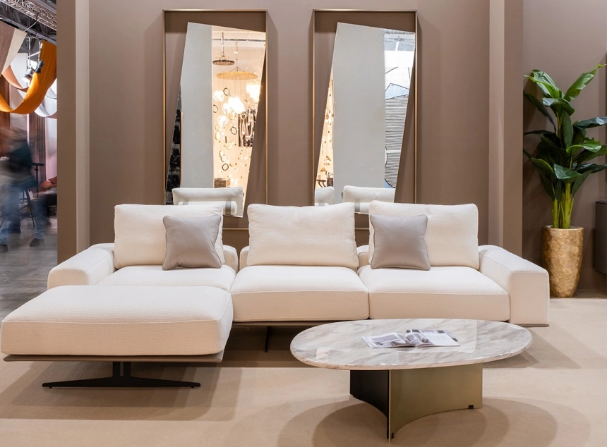 Журнальный стол 58DB-B19325STOL/ZH, 120x81x35, МДФ, белый мрамор / черный