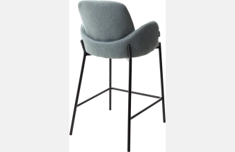 Полубарный стул Nyx, (H=65cm) VF113 светлая мята, VF115 серо-зеленый