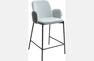 Полубарный стул Nyx, (H=65cm) VF113 светлая мята, VF115 серо-зеленый