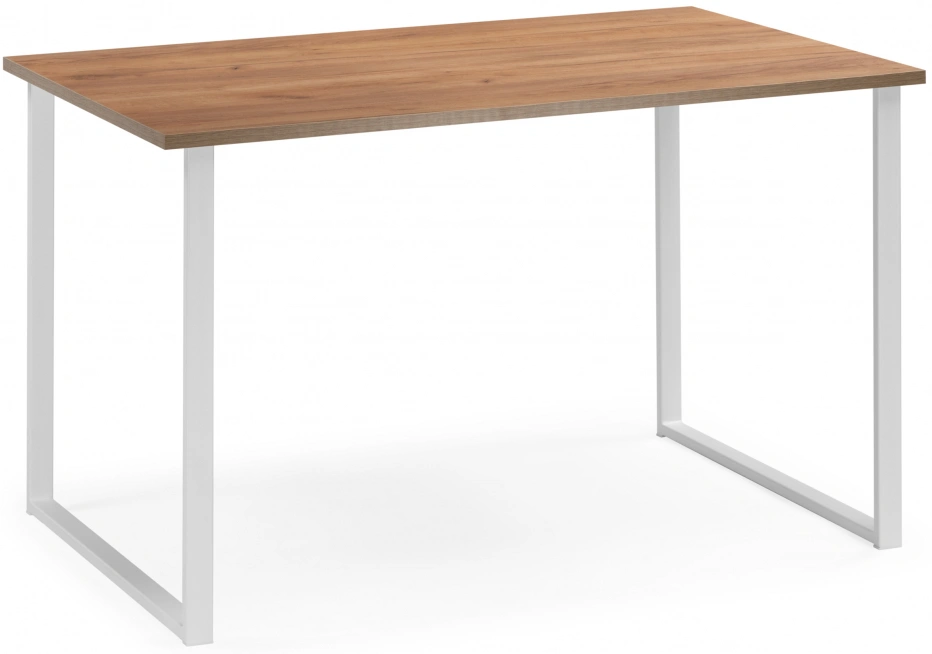 Кухонный стол Лиман, 117 x 77, дуб крафт золотой / белый матовый