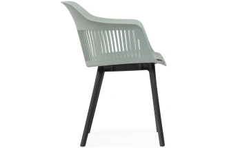 Стул Crocs, пластиковый, light green / black