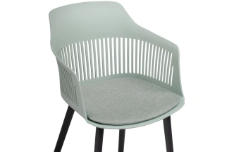 Стул Crocs, пластиковый, light green / black