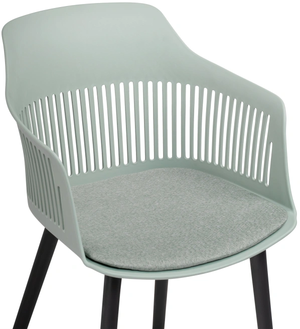 Стул Crocs, пластиковый, light green / black