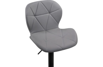 Барный стул Trio, light gray / black