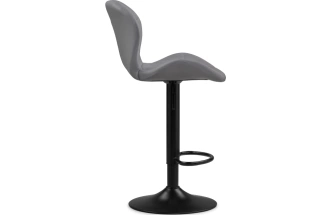 Барный стул Trio, light gray / black