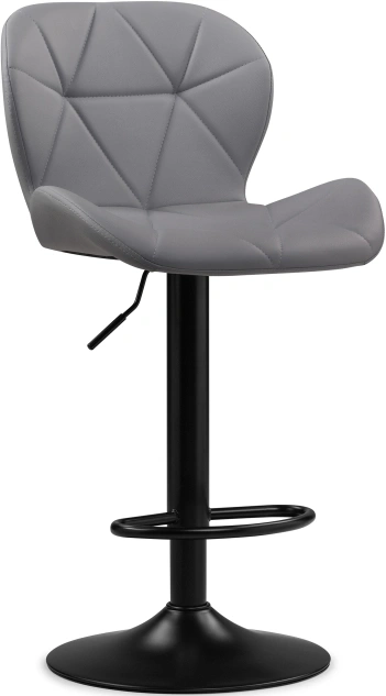 Барный стул Trio, light gray / black