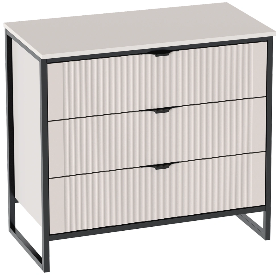 Комод Нора, с тремя ящиками, персидский жемчуг