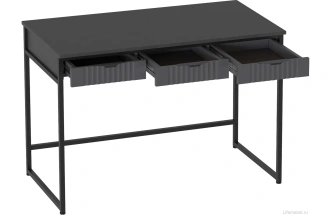Стол письменный Нора, с ящиками, графит