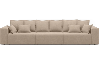 Диван прямой трехместный Венте, модель 035, Danco 290 (коричневый)