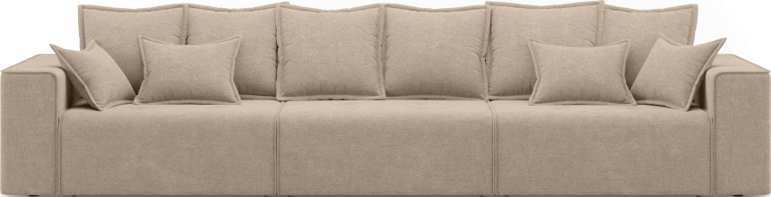 Диван прямой трехместный Венте, модель 035, Danco 290 (коричневый)