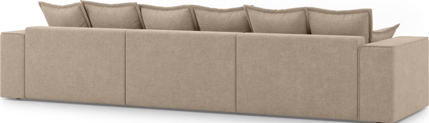 Диван прямой трехместный Венте, модель 035, Danco 290 (коричневый)