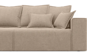 Диван прямой трехместный Венте, модель 035, Danco 290 (коричневый)