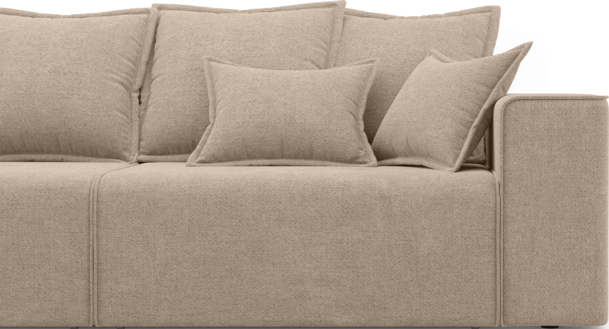 Диван прямой трехместный Венте, модель 035, Danco 290 (коричневый)