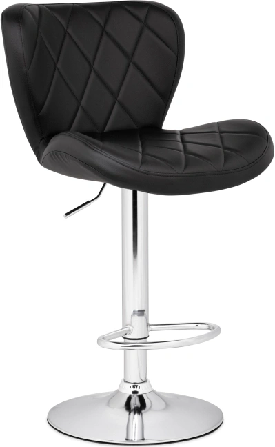 Барный стул Porch, черный / хром
