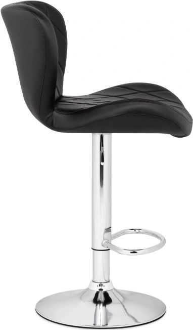Барный стул Porch, черный / хром