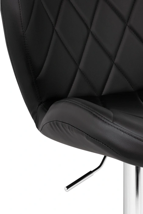 Барный стул Porch, черный / хром