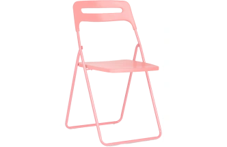 Стул Fold складной, пластиковый, pink