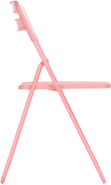 Стул Fold складной, пластиковый, pink