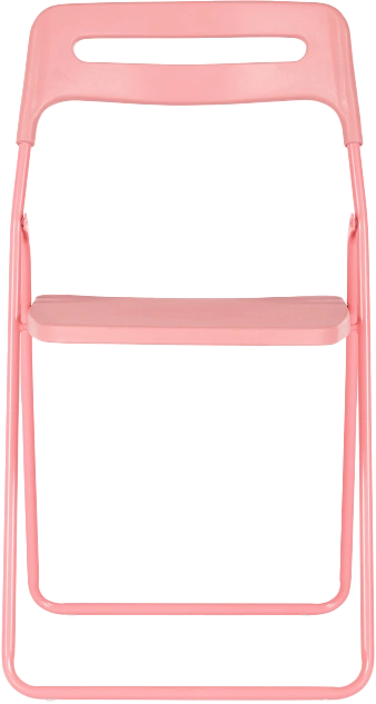 Стул Fold складной, пластиковый, pink