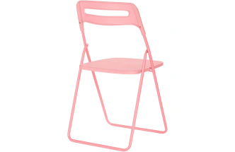Стул Fold складной, пластиковый, pink