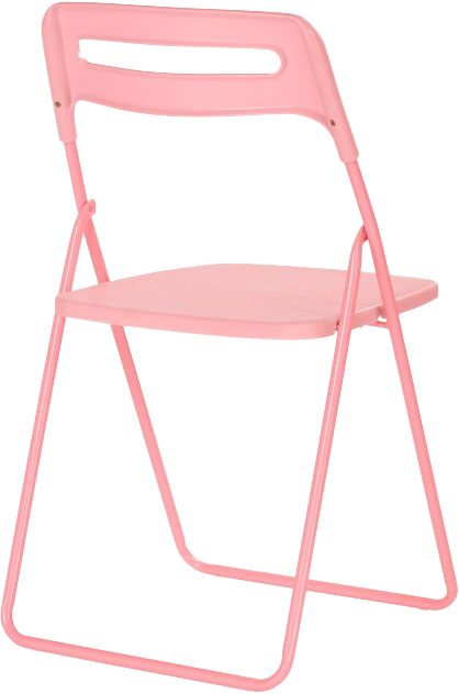 Стул Fold складной, пластиковый, pink