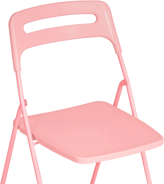 Стул Fold складной, пластиковый, pink