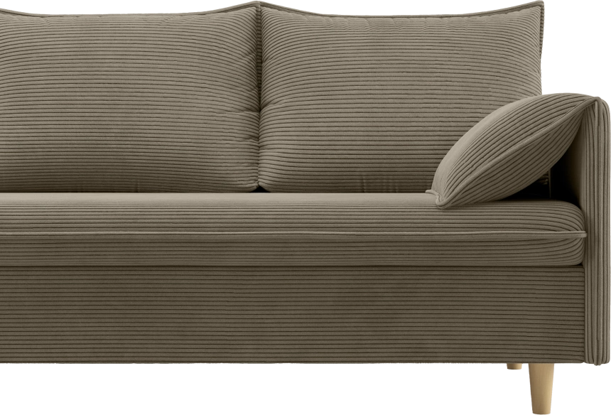 Диван прямой Оникс, модель 051, Linea Grande 34 (шоколадный)