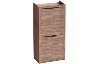 Шкаф двухдверный Соренто, распашной для одежды, дуб стирлинг