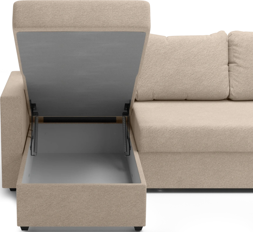 Диван угловой Фишер, модель 113, Nola 14 (бежевый)