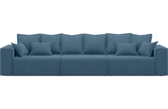 Диван прямой трехместный Венте, модель 035, Danco 796 (синий)