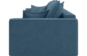 Диван прямой трехместный Венте, модель 035, Danco 796 (синий)