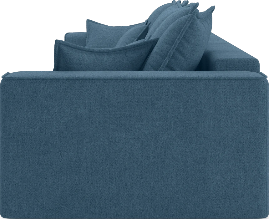 Диван прямой трехместный Венте, модель 035, Danco 796 (синий)