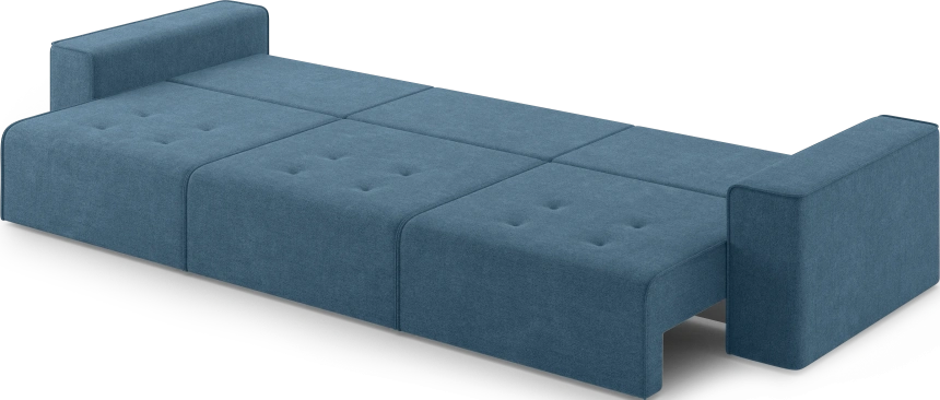 Диван прямой трехместный Венте, модель 035, Danco 796 (синий)