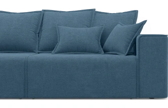 Диван прямой трехместный Венте, модель 035, Danco 796 (синий)