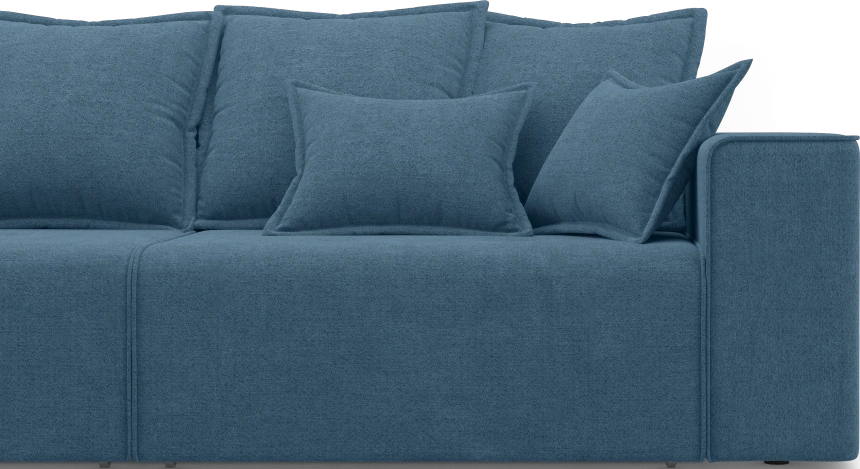 Диван прямой трехместный Венте, модель 035, Danco 796 (синий)