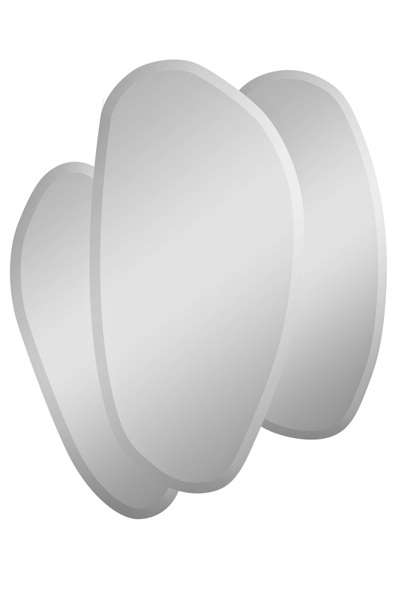 Зеркало настенное 58DB-23097, тройное