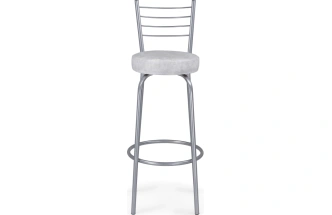 Барный стул Kuroda, белый мрамор / светлый мусс