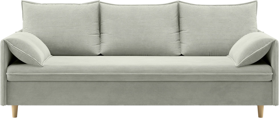 Диван прямой Оникс, модель 051, Linea Grande 81 (светло-серый)