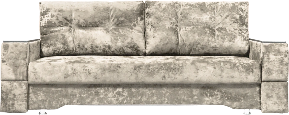 Диван прямой Атлант 2, ткань Kioto beige, декор Венге