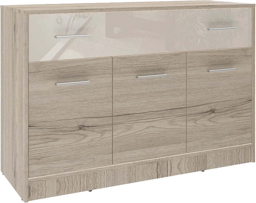 Комод Лациа, Дуб санремо / Крем бежевый