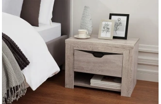 Тумба прикроватная Соренто, с ящиком, дуб бонифаций