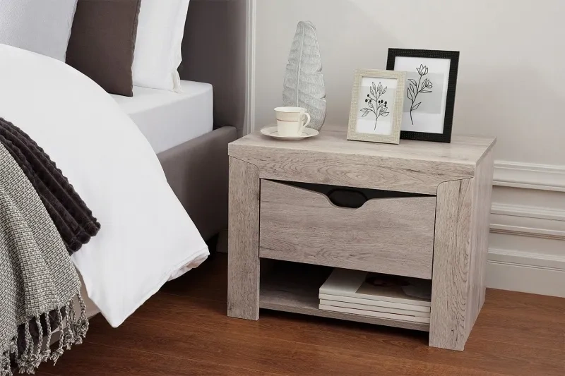 Тумба прикроватная Соренто, с ящиком, дуб бонифаций