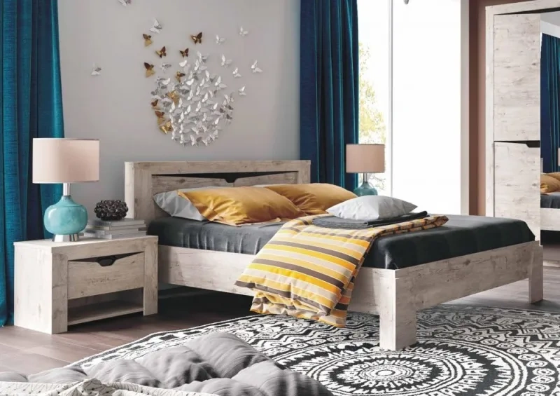 Тумба прикроватная Соренто, с ящиком, дуб бонифаций