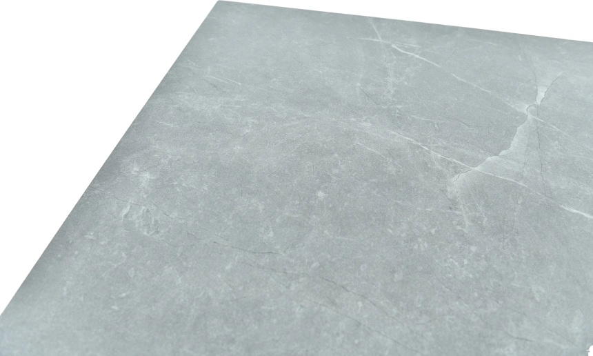 Кухонный обеденный стол Como, раздвижной 140, серый Bayona Grey Natural, каркас черный