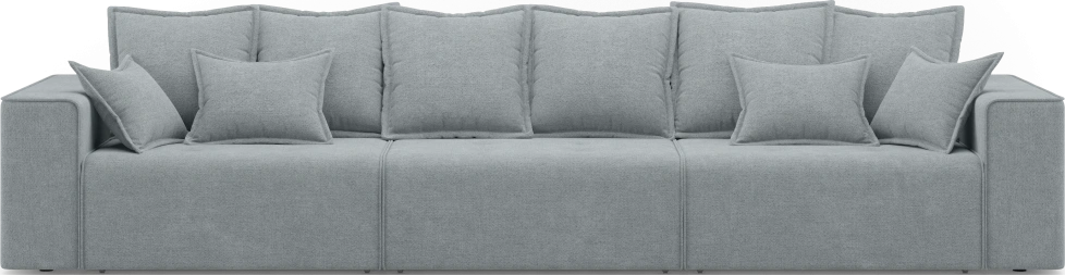 Диван прямой трехместный Венте, модель 035, Danco 995 (серый)