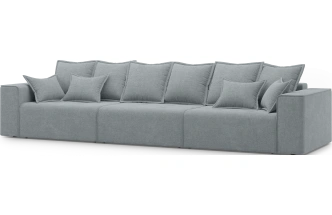 Диван прямой трехместный Венте, модель 035, Danco 995 (серый)