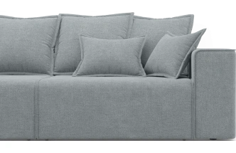 Диван прямой трехместный Венте, модель 035, Danco 995 (серый)