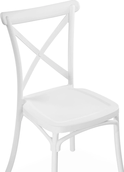 Пластиковый стул Venus, венский, белый